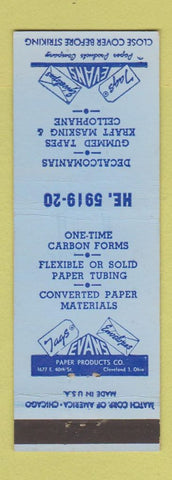 Matchbook Cover - Decalcomanias Gumeed Tape Cellophane