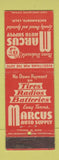 Matchbook Cover - Marcus Auto Supply Sacramento CA WEAR