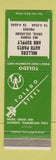 Matchbook Cover - Toledo Steel Millers Auto Parts Craig Colorado