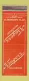 Matchbook Cover - Kruger's Baltimore MD