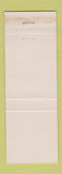 Matchbook Cover - Glenn Restaurant Clevealnd OH WEAR