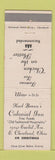 Matchbook Cover - Karl Brown's Colonial Inn Cleveland OH