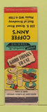 Matchbook Cover - Coffee Ann's  WEAR