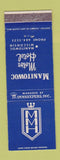 Matchbook Cover - Manitowoc Motor Hotel WI