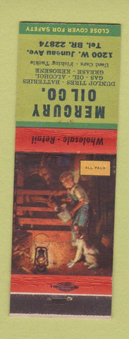 Matchbook Cover - Mercury Oil Dunlop Tires