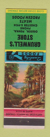 Matchbook Cover - Grunwell's Store Ogden PA
