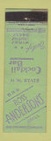 Matchbook Cover - Ross Anderson Bar Grill  WEAR