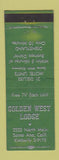 Matchbook Cover - Golden West Lodge Santa Ana CA WEAR