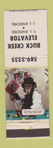 Matchbook Cover - Buck Creek Elevator WEAR
