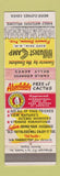 Matchbook Cover - Nudist Camp Bare Skin NM Joke Gag WEAR