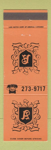 Matchbook Cover - Alpine Lunch Bar Watervliet NY