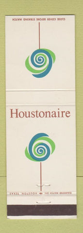 Matchbook Cover - Houstonaire Motor Inn Houston TX