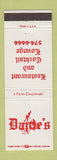 Matchbook Cover - Dante's Restaurant Cincinnati OH