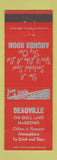 Matchbook Cover - Deauville Anchor Room Gull Lake Narrows WEAR