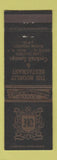 Matchbook Cover - Moonlit Restaurant Bath NY
