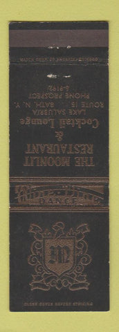 Matchbook Cover - Moonlit Restaurant Bath NY