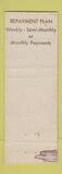 Matchbook Cover - State Finance Company
