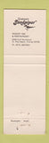 Matchbook Cover - Schrafft's Sandpiper Resort St Petersburg Beach FL