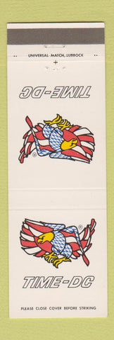 Matchbook Cover - Time DC Lubbock TX