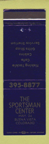 Matchbook Cover - Sportsman Center Buena Vista Colorado