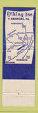 Matchbook Cover - Viking Inn Ardmore PA WEAR