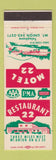 Matchbook Cover - Restaurant Motel 22 Mount Union