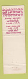 Matchbook Cover - Orlando's Restaurant Pomona CA