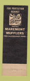 Matchbook Cover - Maremont Mufflers Lock McDonald