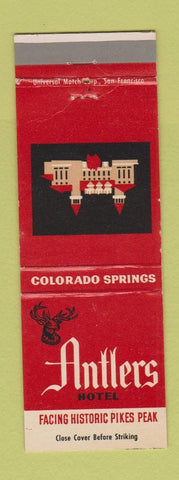 Matchbook Cover - Antlers Hotel Colorado Springs