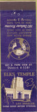 Matchbook Cover - Matchbook Cover Elks Club Los Angeles CA