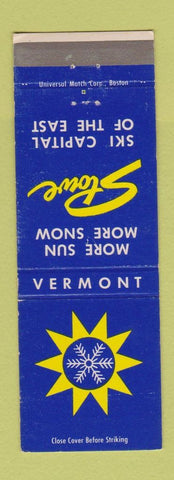 Matchbook Cover - Stowe VT Skiing