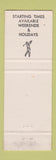 Matchbook Cover - Fairview 18 Hole Golf Club Lebanon PA WEAR Allentown
