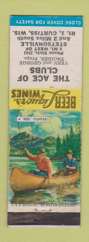 Matchbook Cover - Ace of Clubs Curtiss WI Stetsonville WEAR