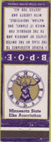 Matchbook Cover - Matchbook Cover Elks Club Minnesota State