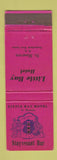 Matchbook Cover - Little Bay Hotel St Maarten West Indies Stuyvesant Bar