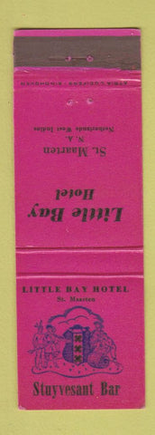 Matchbook Cover - Little Bay Hotel St Maarten West Indies Stuyvesant Bar