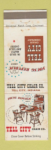 Matchbook Cover - Tell City Chair Company Tell City IN WEAR
