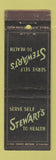 Matchbook Cover - Stewart's Restaurants New York City
