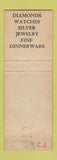 Matchbook Cover - Haserodt's Elypria OH Optometrist Jewelry WEAR