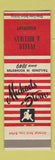 Matchbook Cover - Michaels Stern Men's Clothes Fuller Hillman Kingsport TN?