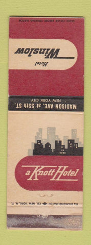 Matchbook Cover - Hotel Winslow New York City WORN