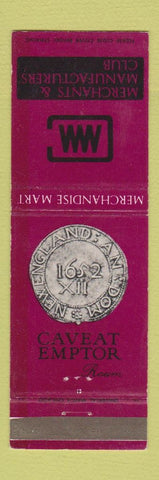Matchbook Cover - Merchants and Manufacturers Club Chicago IL  WEAR