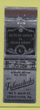 Matchbook Cover - Fahnestock's Restaurant Lewistown PA WEAR