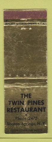 Matchbook Cover - Twin Pines Restaurant Sharon Springs NY WEAR