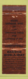 Matchbook Cover - Harbor Hide A Way Shelburne VT WEAR