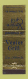 Matchbook Cover - Venice Grill Philadelphia PA