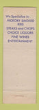 Matchbook Cover - Club Venice Cleveland OH