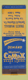 Matchbook Cover - Wagner Brake Lining Truett Worrall Dallas TX WORN