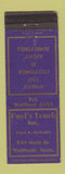 Matchbook Cover - Paul's Lunch Waltham MA WEAR
