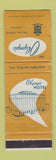 Matchbook Cover - Olympic Hotel Seattle WA WORN